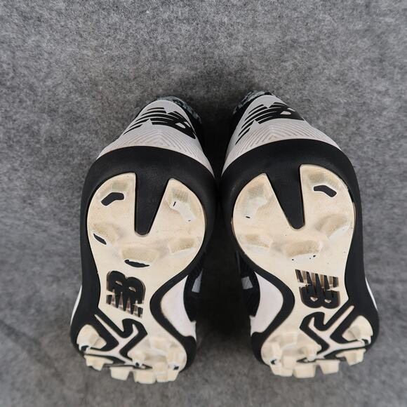 New Balance Shoes Big Kids 5 Baseball Cleats Youth Sport Athletic Black White - Picture 13 of 13